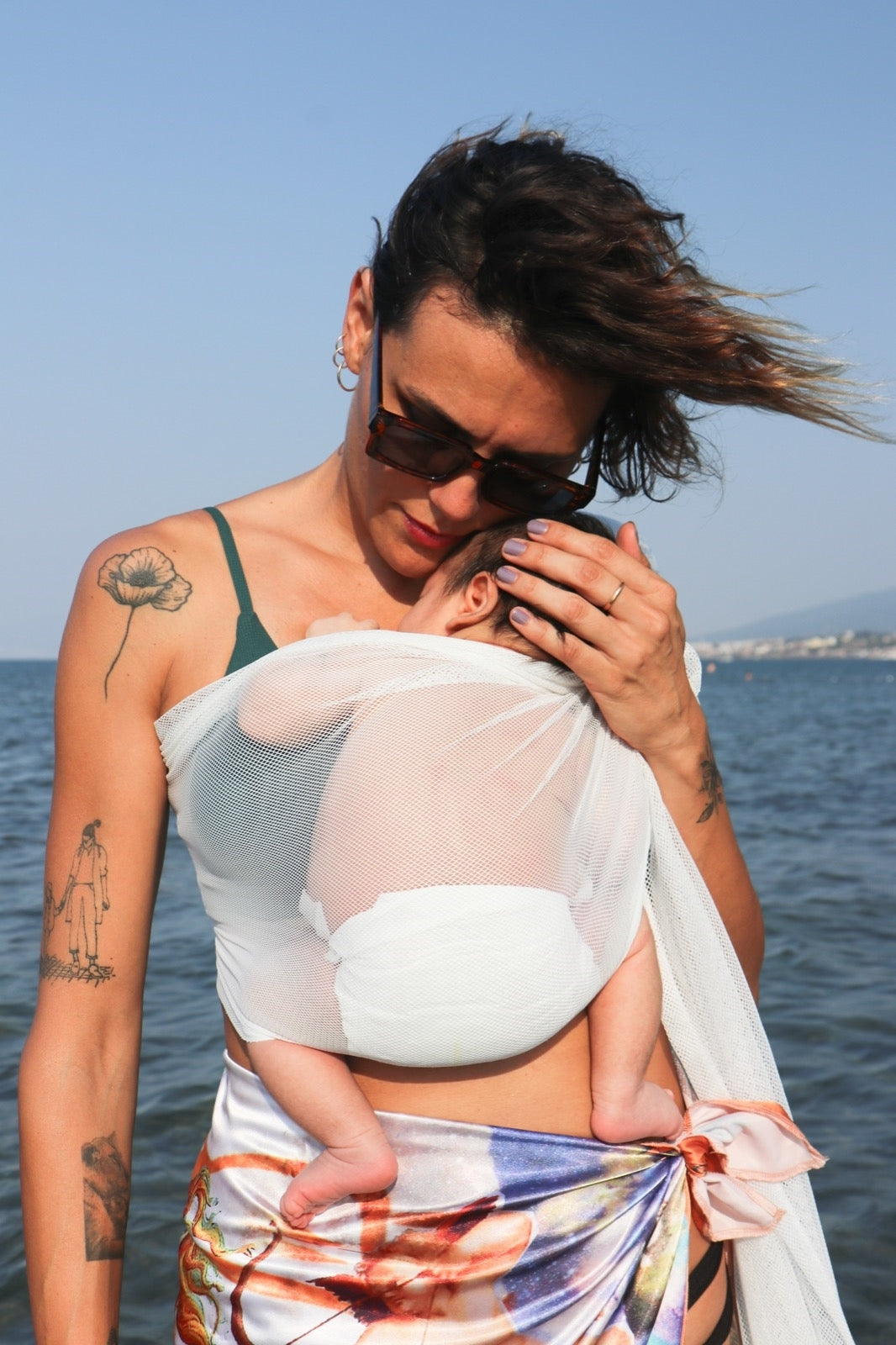 Aqua Ring Sling White